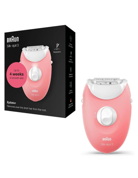 EPILATORE BRAUN SILK EPIL 3-176 ROSA