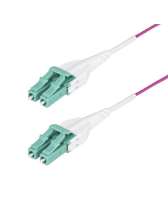 StarTech.com Cavo in fibra ottica multimodale da 40m LC a LC (UPC) OM4 Viola Erica, 50/125 µm, 40G/100G, LOMMF/VCSEL, cavo in f