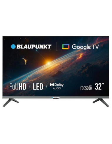 TV LED 32" BLAUPUNKT 32FBG5000S FULL HD SMART TV GOOGLE ITALIA BLACK