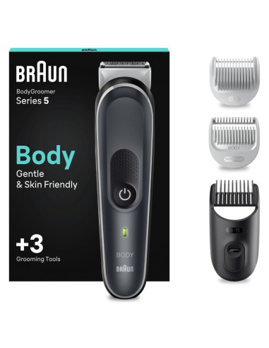 RASOIO ELETTRICO BRAUN SERIE 5 BODYGROOMER BG5340 BLACK/GREY