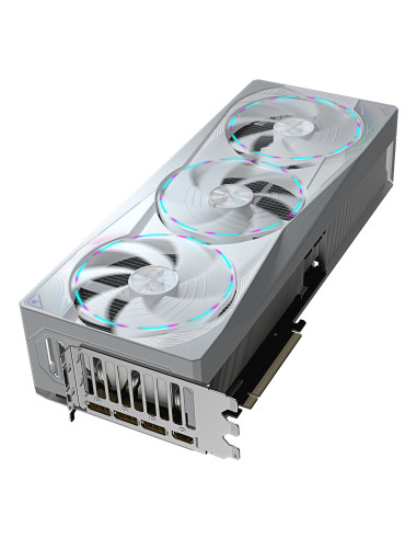 GIGABYTE AORUS GeForce RTX 5080 MASTER ICE 16G Scheda Grafica - 16GB GDDR7, 256 bit, PCI-E 5.0, 2805MHz Core Clock, 3 x DP 2.1a,