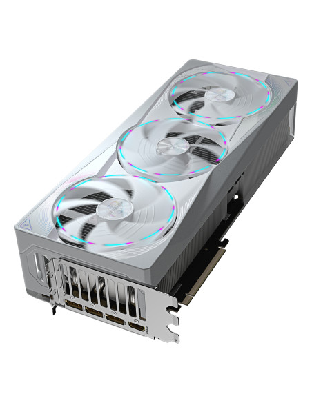 GIGABYTE AORUS GeForce RTX 5080 MASTER ICE 16G Scheda Grafica - 16GB GDDR7, 256 bit, PCI-E 5.0, 2805MHz Core Clock, 3 x DP 2.1a,