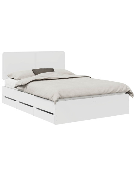 Struttura del letto Bianco 160 x 200 cm Legno Ingegnerizzato