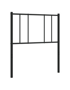 Testiera in Metallo Nero 107 cm 2