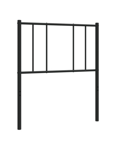 Testiera in Metallo Nero 107 cm