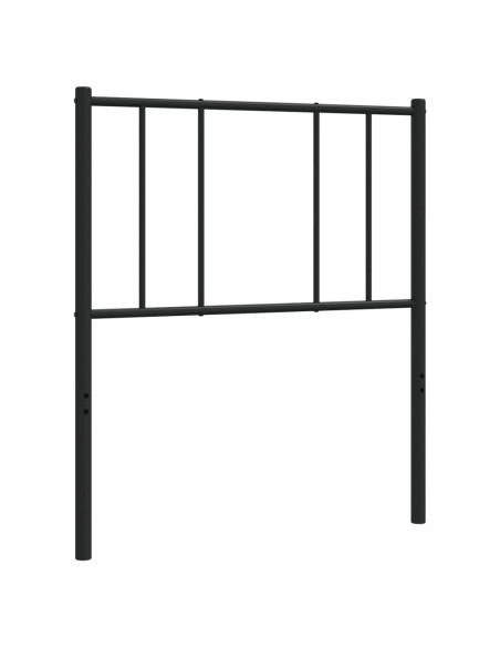Testiera in Metallo Nero 107 cm