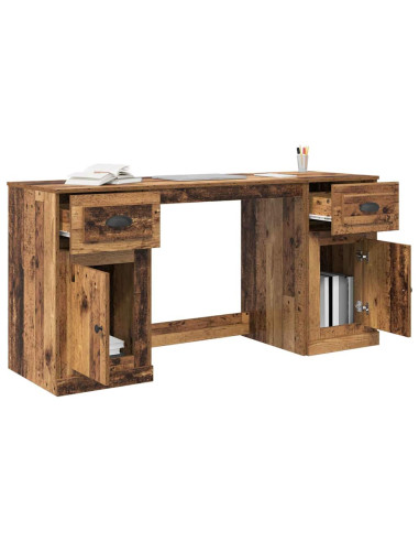 Scrivania con armadietto Legno vecchio 154,5 x 50 x 75 cm