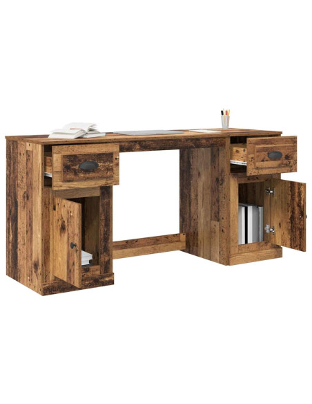 Scrivania con armadietto Legno vecchio 154,5 x 50 x 75 cm