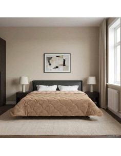 Duvet Invernale Talpa 200 x 220 cm Microfibra e Fleece Teddy