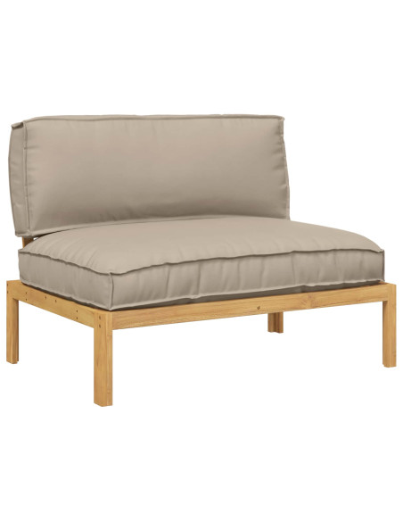Set di divani Talpa 120 x 92 x 69 cm Legno di Acacia Massello
