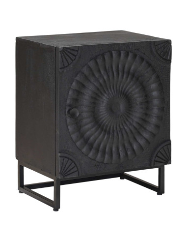 Armadio da Notte Nero 40 x 30 x 50 cm