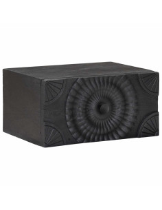 Armadio da Notte con cassetto Nero 40 x 30 x 20 cm