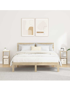 Comodino con cassetto 2 pcs Rovere Sonoma 25,5 x 22 x 49,5 cm