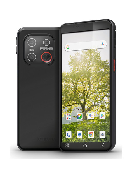 Emporia emporiaSMART.ME7 13,8 cm (5.45") SIM singola Android 15 4G USB tipo-C 6 GB 128 GB 3500 mAh Nero