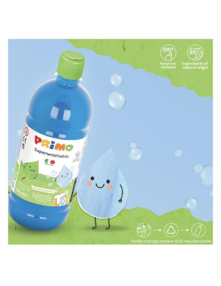 TEMPERA SUPERWASHABLE 750ML NERO