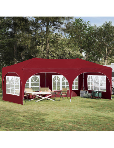 Tenda per feste a pop-up Borgogna 575 x 288 x 245 cm