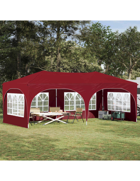 Tenda per feste a pop-up Borgogna 575 x 288 x 245 cm