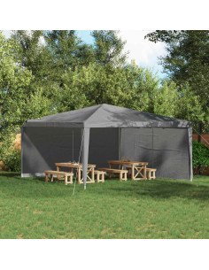 Parete per tenda da festa 2 pcs Grigio chiaro 400 x 195 cm