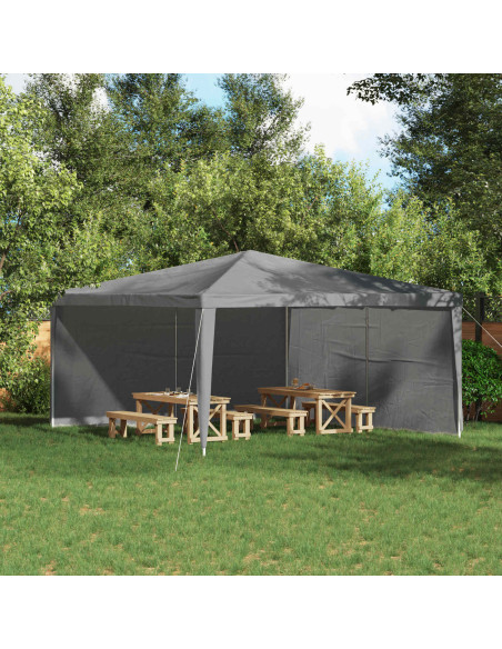 Parete per tenda da festa 2 pcs Grigio chiaro 400 x 195 cm