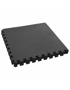 Tappetino per piscina 6 pcs Nero 2,16 ㎡ Schiuma EVA