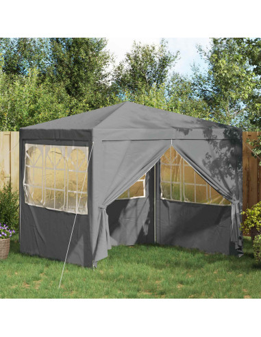 Tenda Party Grigio chiaro 250 x 250 x 240 cm PE e Acciaio