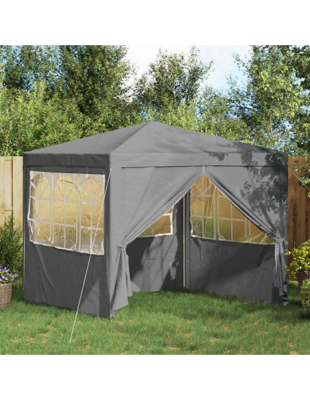 Tenda Party Grigio chiaro 250 x 250 x 240 cm PE e Acciaio