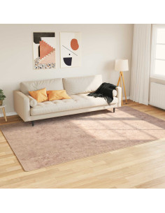 Runner Tappeto MARSA Sabbia 190 x 300 cm Poliestere e PVC