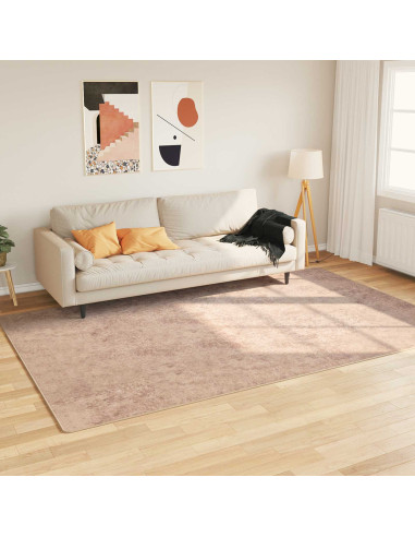 Runner Tappeto MARSA Sabbia 190 x 300 cm Poliestere e PVC