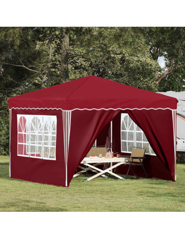 Tenda per feste a pop-up Borgogna 288 x 288 x 245 cm