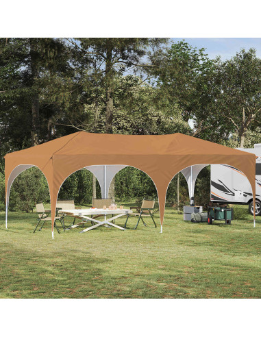 Tenda per feste a pop-up Beige 575 x 288 x 245 cm