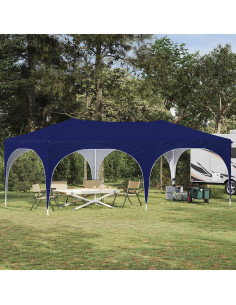 Tenda per feste a pop-up Blu 575 x 288 x 245 cm Tessuto Oxford