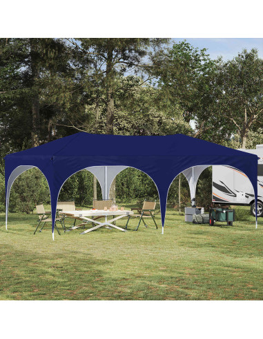 Tenda per feste a pop-up Blu 575 x 288 x 245 cm Tessuto Oxford