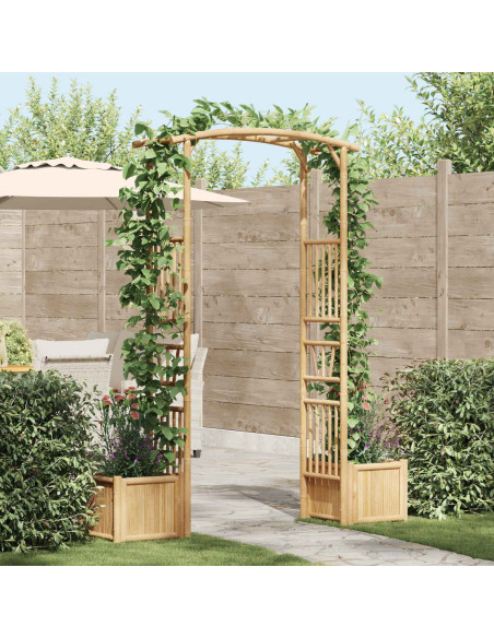 Arco da Giardino Naturale 177 x 40 x 205 cm Bambù