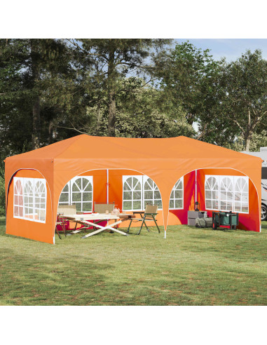Tenda per feste a pop-up Arancione 575 x 288 x 245 cm