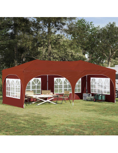Tenda per feste a pop-up Terracotta 575 x 288 x 245 cm