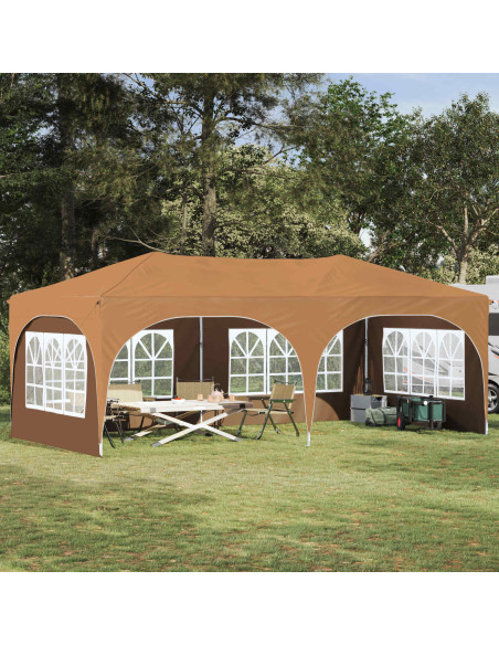 Tenda per feste a pop-up Beige 575 x 288 x 245 cm