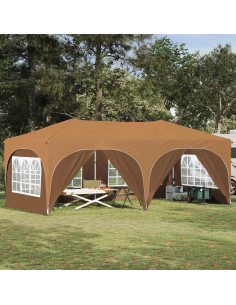 Tenda per feste a pop-up Beige 575 x 288 x 245 cm