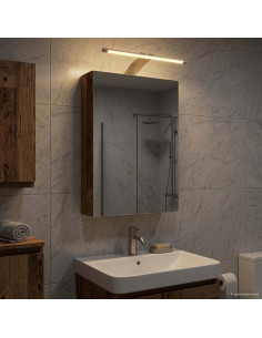 Mobiletto per specchio da bagno Legno vecchio 30 x 10,5 x 50 cm