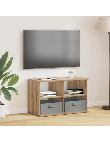 Supporto TV con cassetto Rovere artigianale 79 x 40 x 48 cm