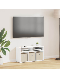 Lowboard con cassetto Bianco 72 x 22,5 x 38 cm