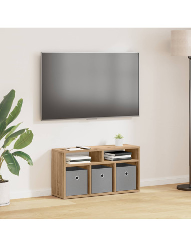 Lowboard con cassetto Rovere artigianale 72 x 22,5 x 38 cm