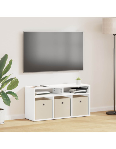 Lowboard con cassetto Bianco 87 x 27,5 x 43 cm