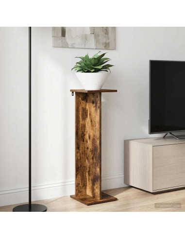 Supporto per piante 2 pcs Quercia Affumicata