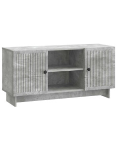 Mobile TV Grigio cemento 102 x 34,5 x 50 cm Legno multistrato
