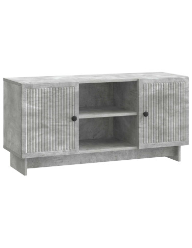 Mobile TV Grigio cemento 102 x 34,5 x 50 cm Legno multistrato