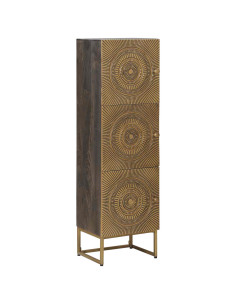 Credenza Ottone 35 x 30 x 120 cm