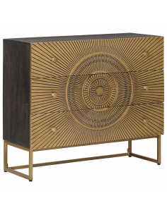 Mobile con Cassetti con cassetto Ottone 75 x 30 x 65 cm