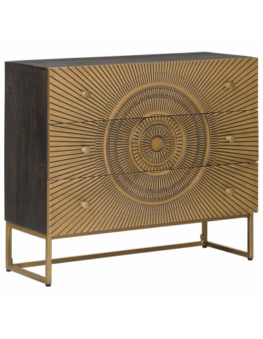 Mobile con Cassetti con cassetto Ottone 75 x 30 x 65 cm