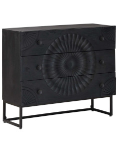 Mobile con Cassetti con cassetto Nero 75 x 30 x 65 cm