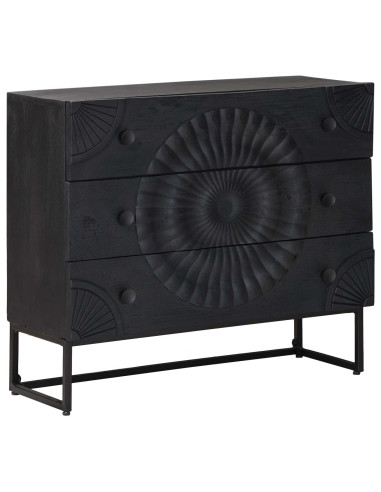 Mobile con Cassetti con cassetto Nero 75 x 30 x 65 cm